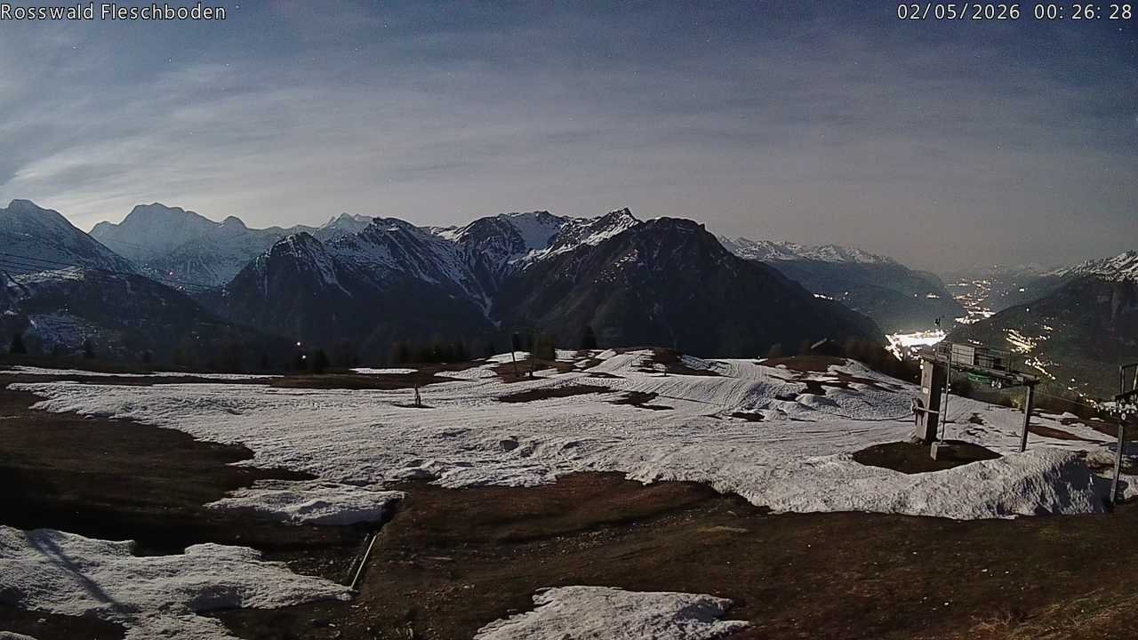 Archiv Foto Webcam Rosswald - Fleschboden