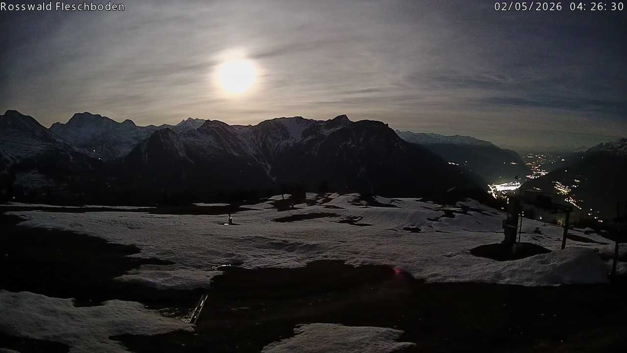 Archiv Foto Webcam Rosswald - Fleschboden