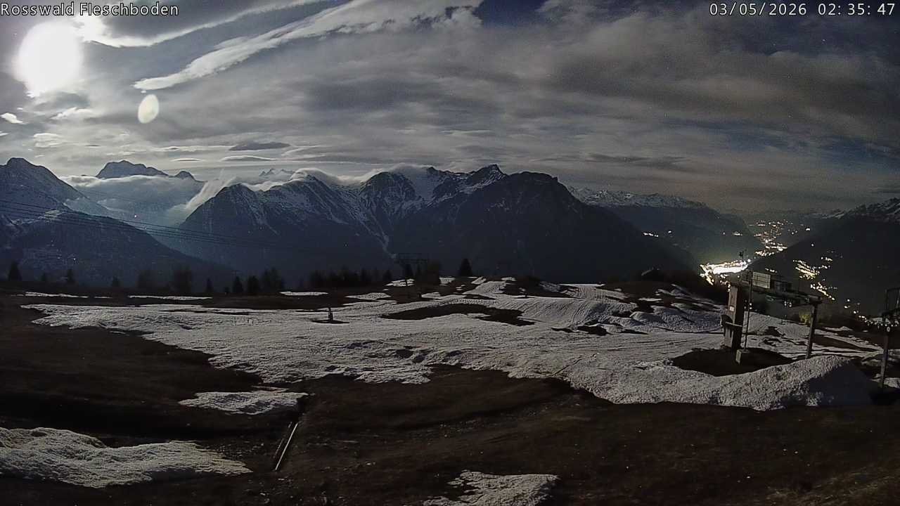 Archived image Webcam Rosswald - Fleschbodu