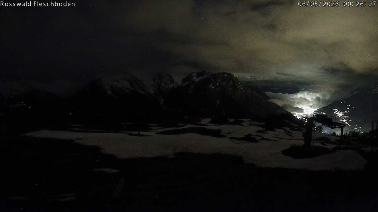 Archiv Foto Webcam Rosswald - Fleschboden