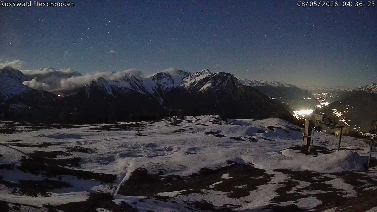 Archiv Foto Webcam Rosswald - Fleschboden