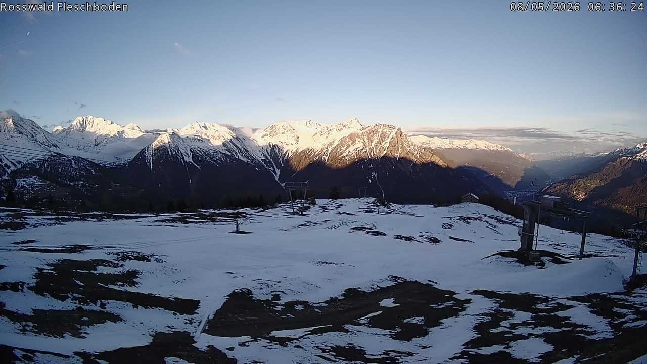 Archiv Foto Webcam Rosswald - Fleschboden