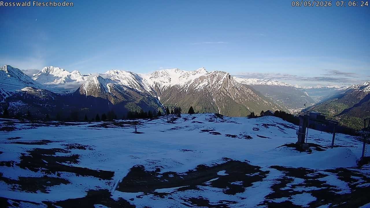 Archiv Foto Webcam Rosswald - Fleschboden