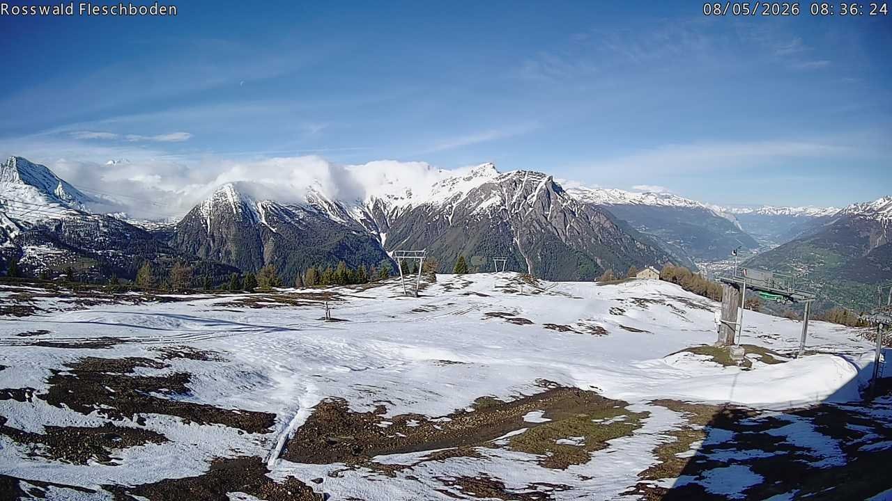 Archiv Foto Webcam Rosswald - Fleschboden