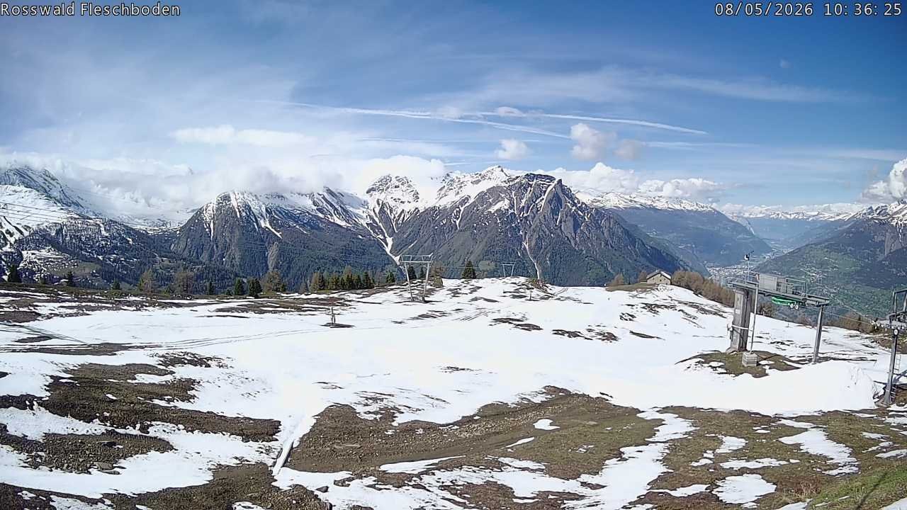 Archiv Foto Webcam Rosswald - Fleschboden