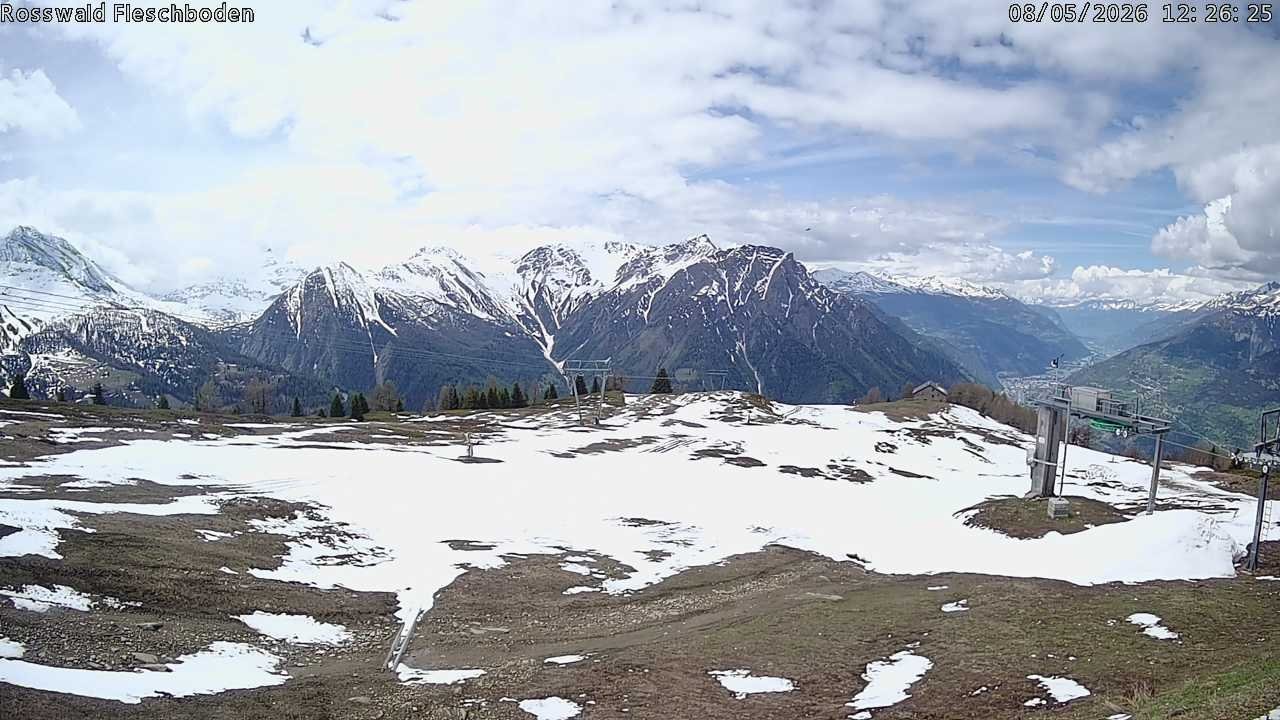 Archiv Foto Webcam Rosswald - Fleschboden
