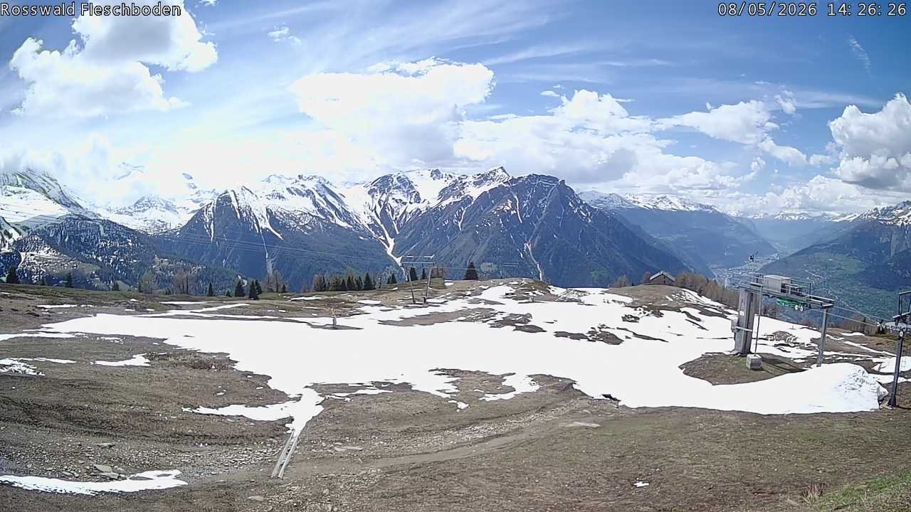 Archiv Foto Webcam Rosswald - Fleschboden