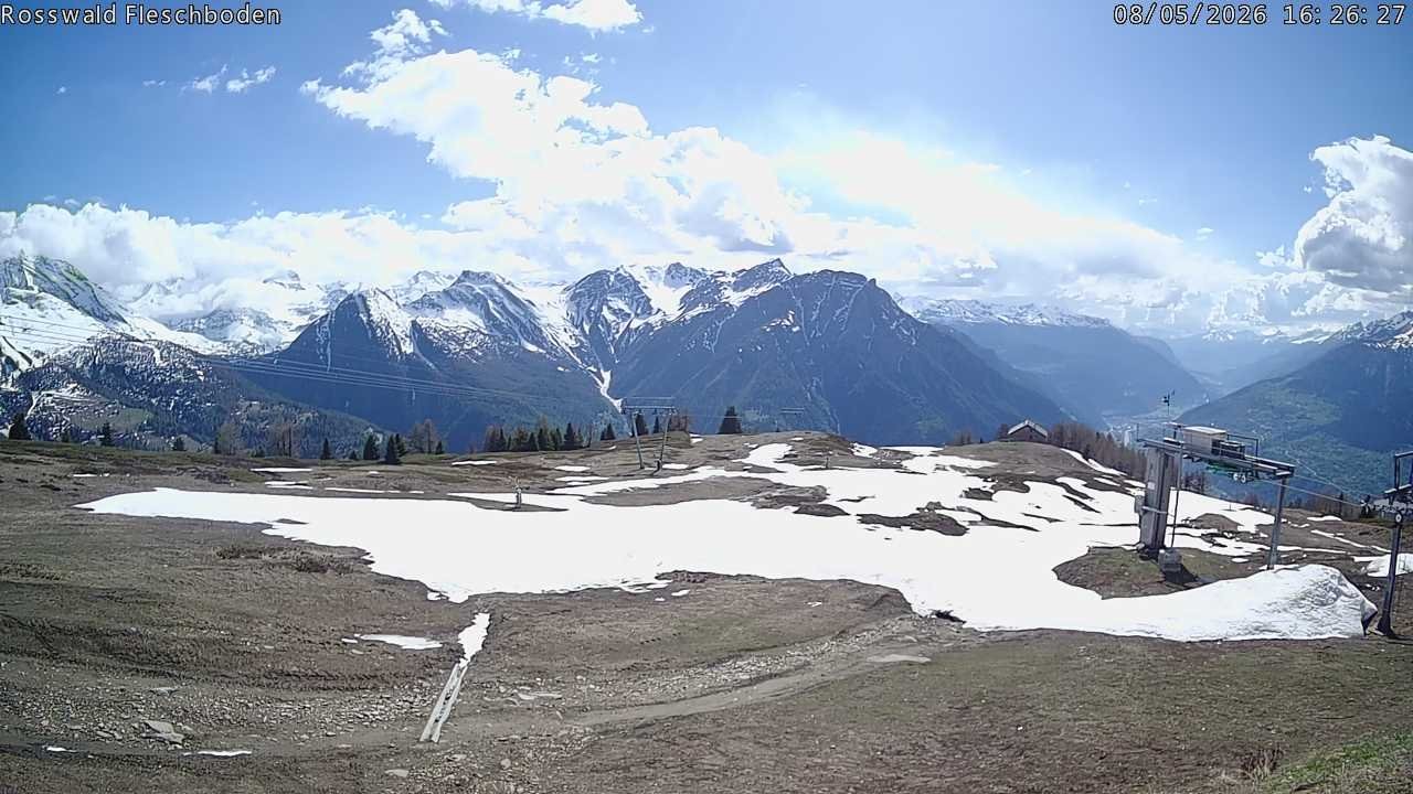 Archiv Foto Webcam Rosswald - Fleschboden