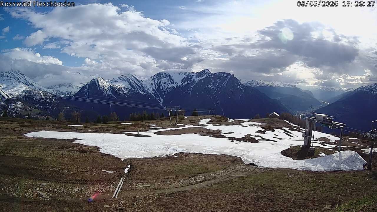 Archiv Foto Webcam Rosswald - Fleschboden