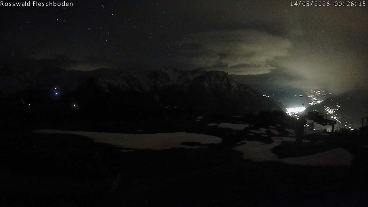 Archiv Foto Webcam Rosswald - Fleschboden