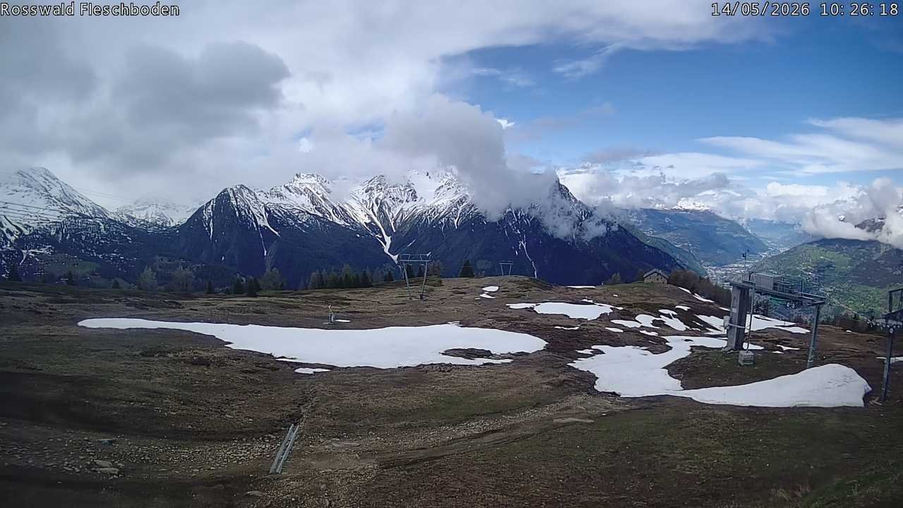 Archiv Foto Webcam Rosswald - Fleschboden
