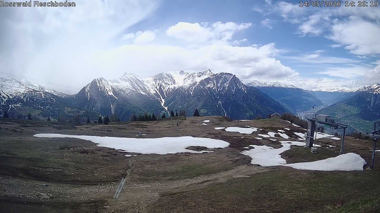 Archiv Foto Webcam Rosswald - Fleschboden