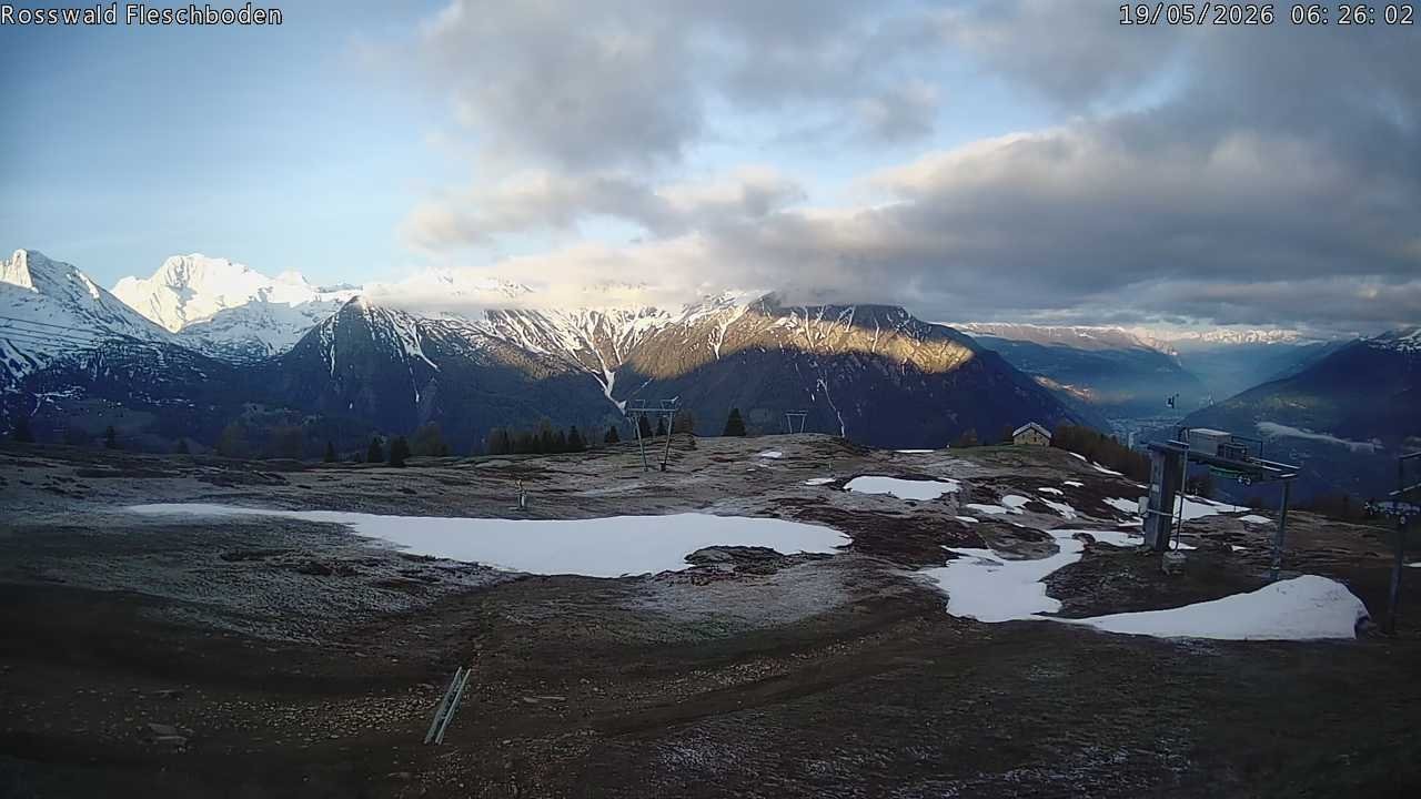 Archiv Foto Webcam Rosswald - Fleschboden
