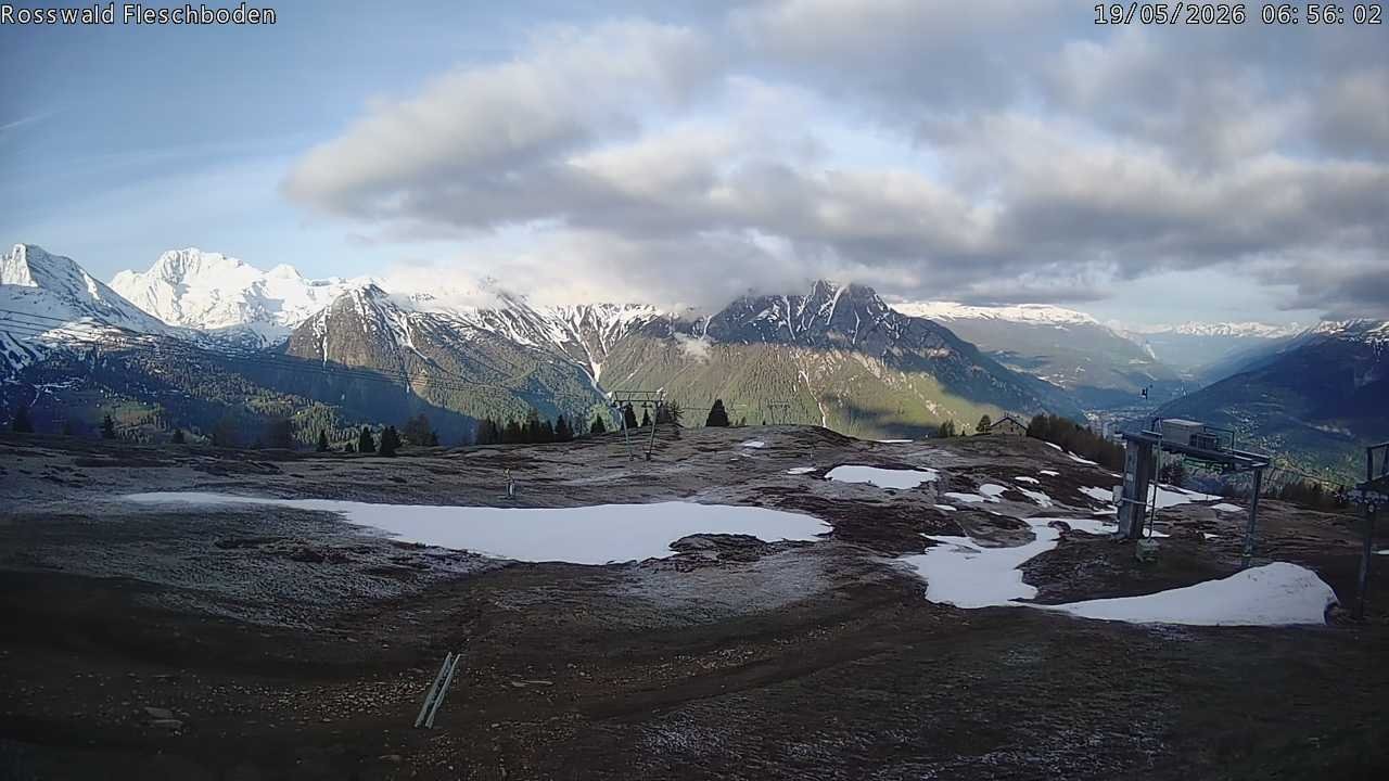 Archiv Foto Webcam Rosswald - Fleschboden