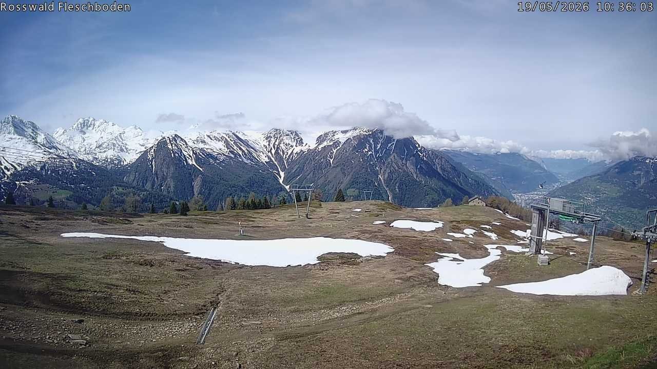 Archiv Foto Webcam Rosswald - Fleschboden