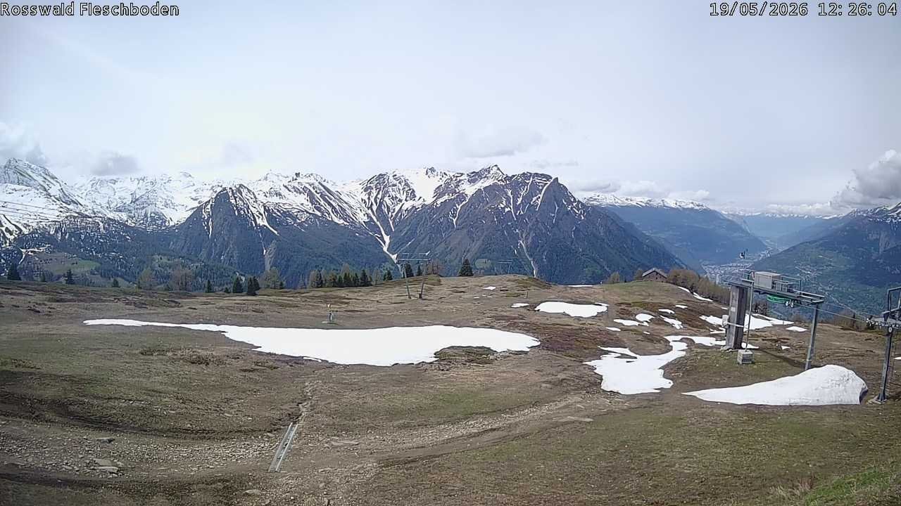 Archiv Foto Webcam Rosswald - Fleschboden