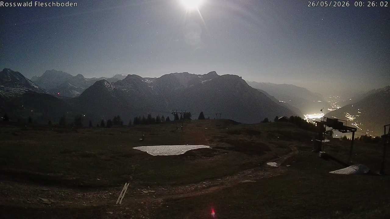 Archiv Foto Webcam Rosswald - Fleschboden