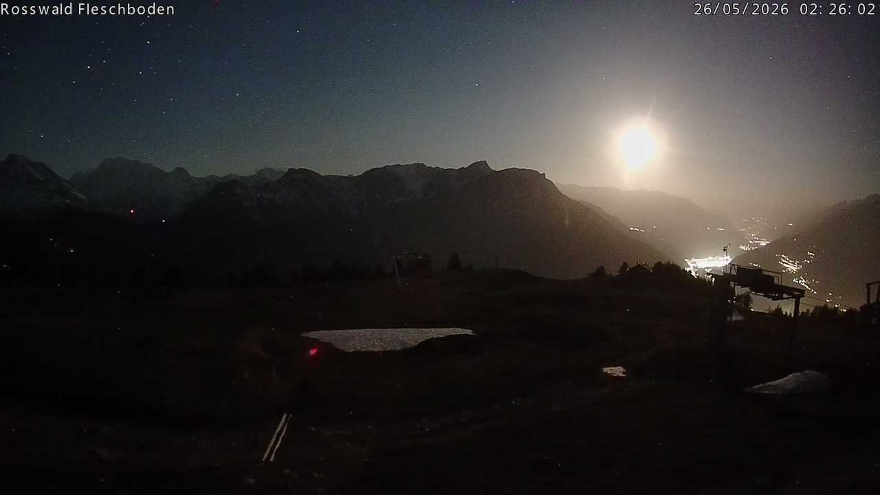 Archiv Foto Webcam Rosswald - Fleschboden