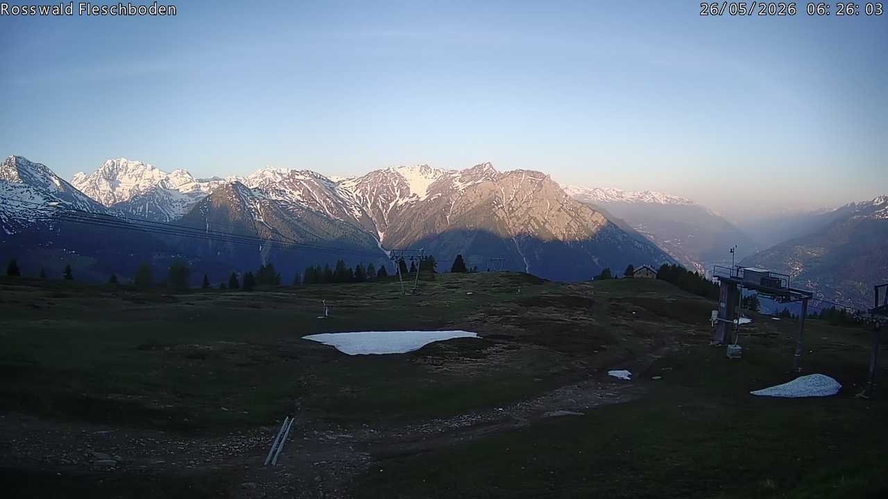 Archiv Foto Webcam Rosswald - Fleschboden