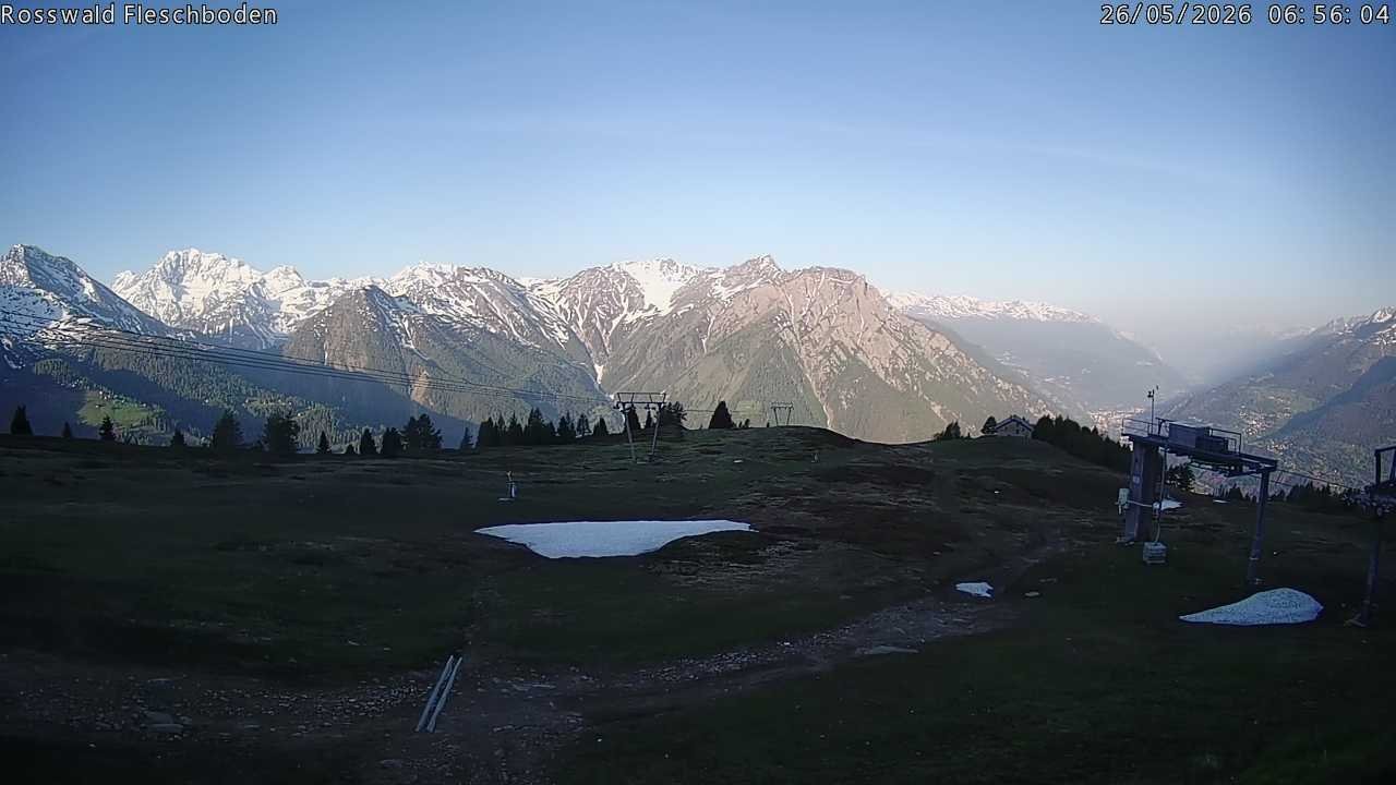 Archiv Foto Webcam Rosswald - Fleschboden