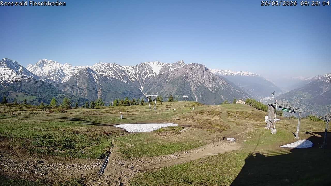 Archiv Foto Webcam Rosswald - Fleschboden