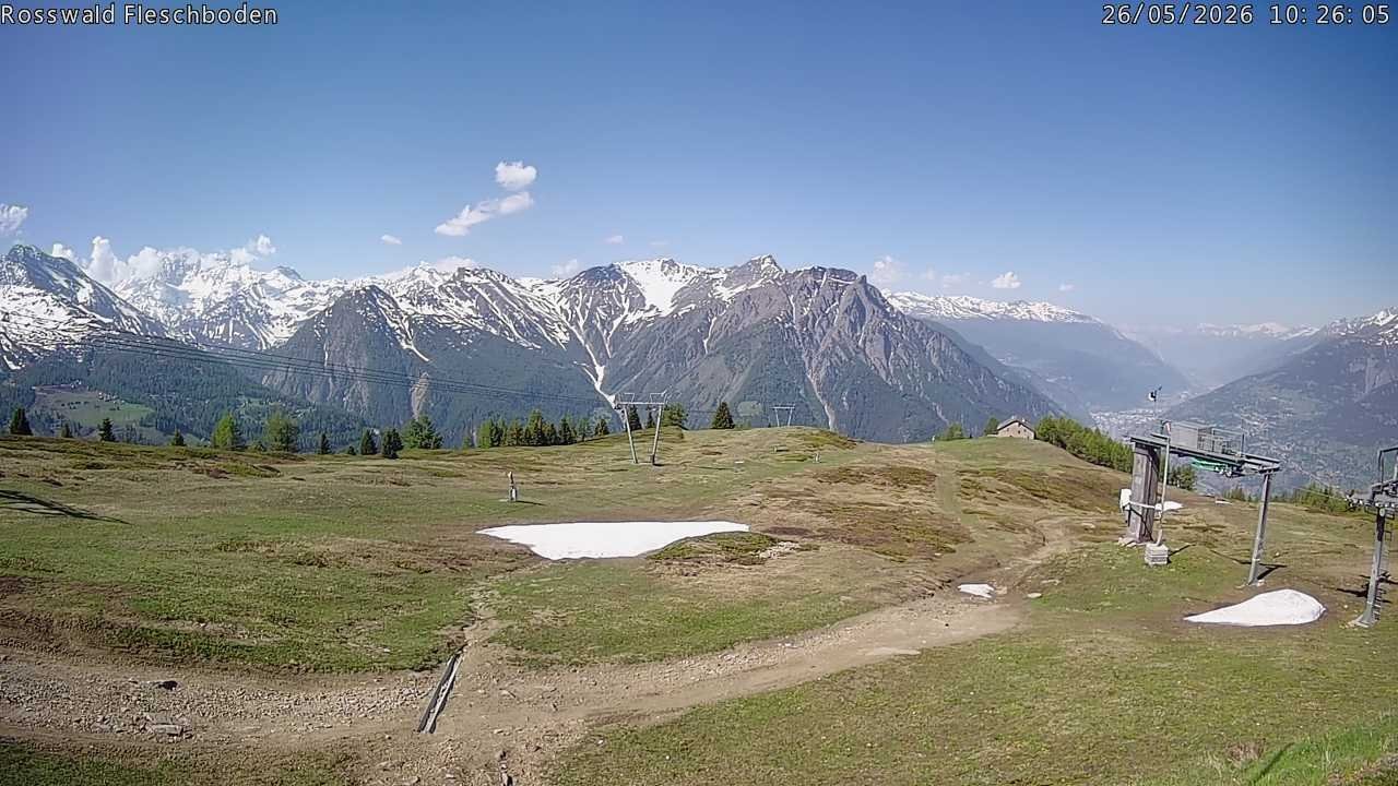 Archiv Foto Webcam Rosswald - Fleschboden