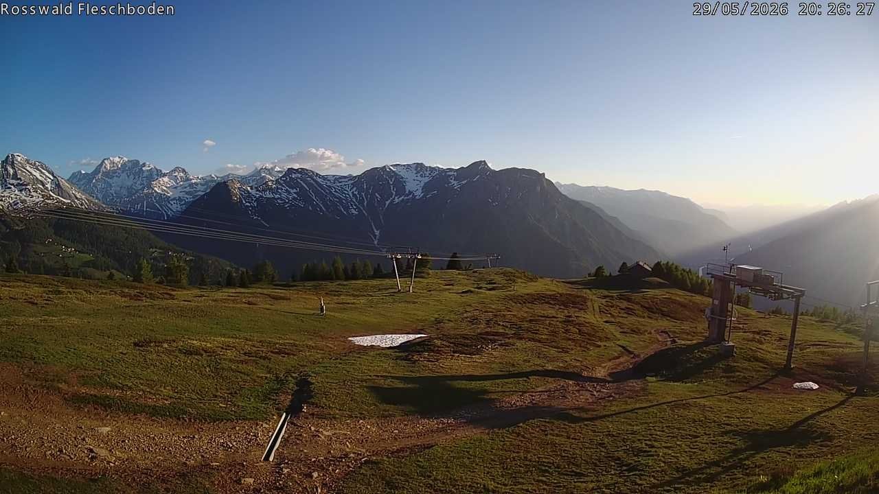 Archiv Foto Webcam Rosswald - Fleschboden