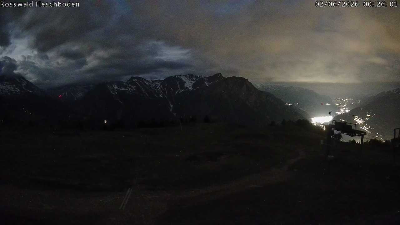Archiv Foto Webcam Rosswald - Fleschboden