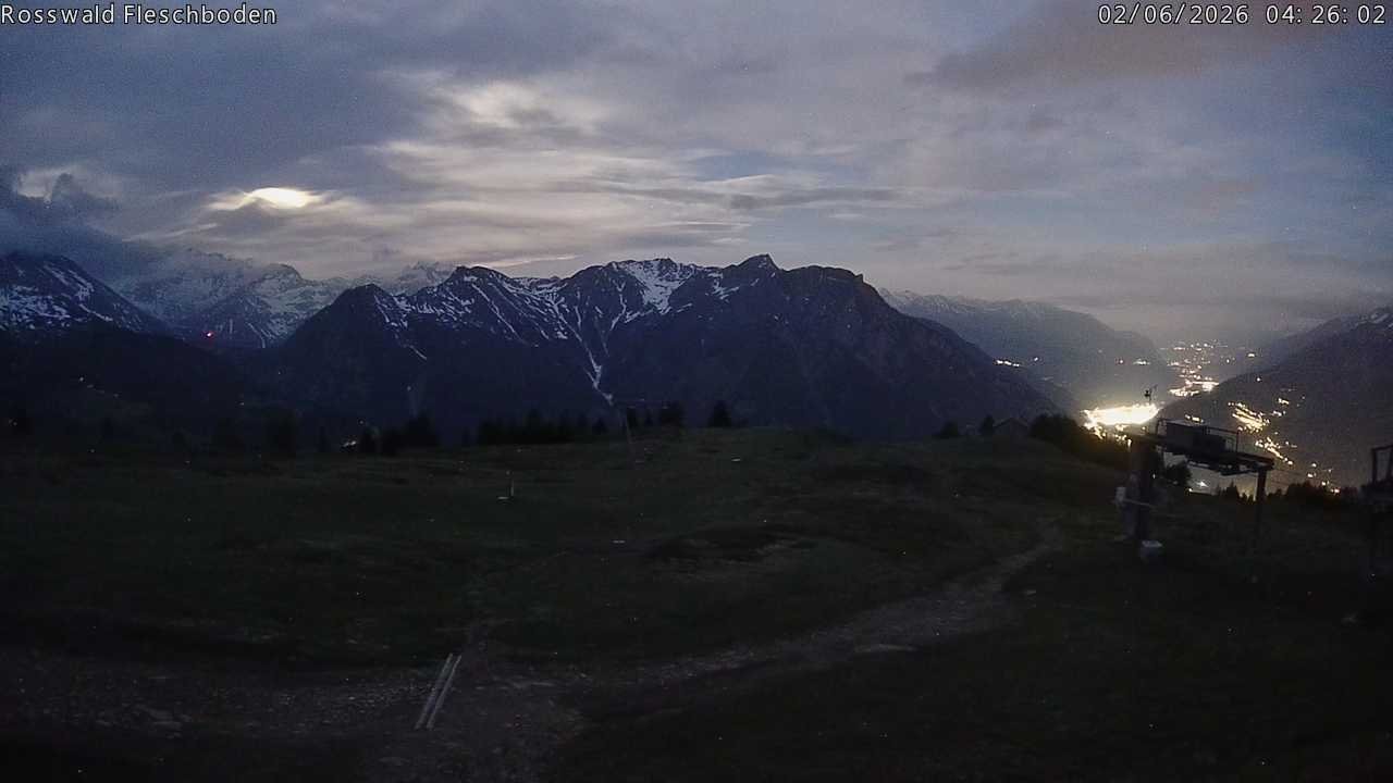 Archiv Foto Webcam Rosswald - Fleschboden