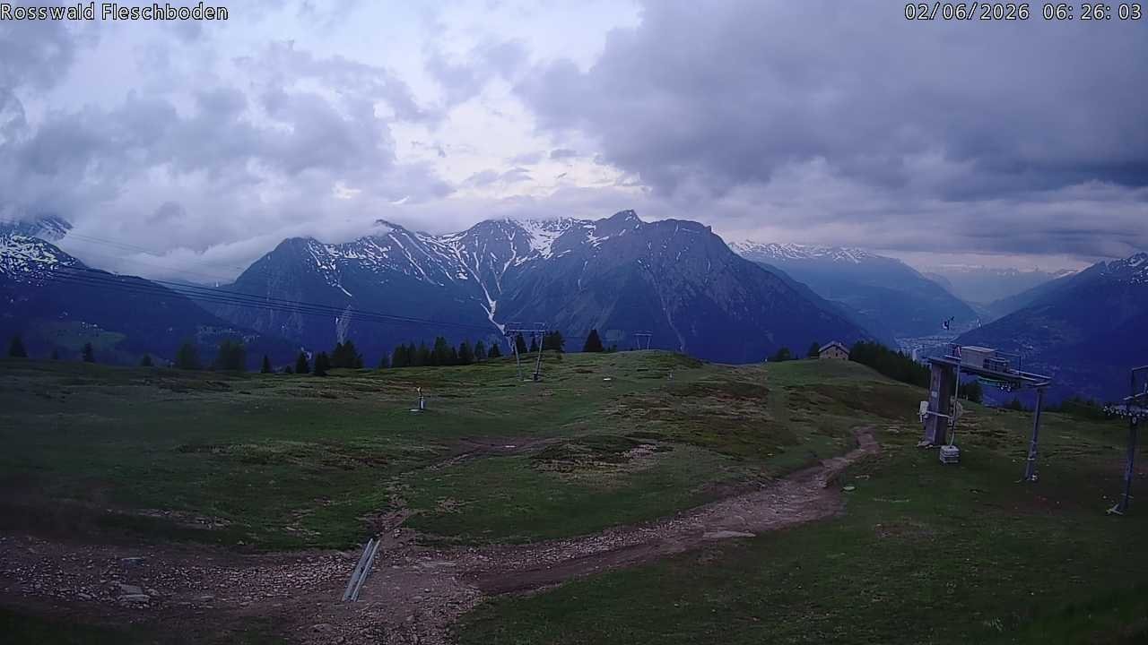 Archiv Foto Webcam Rosswald - Fleschboden
