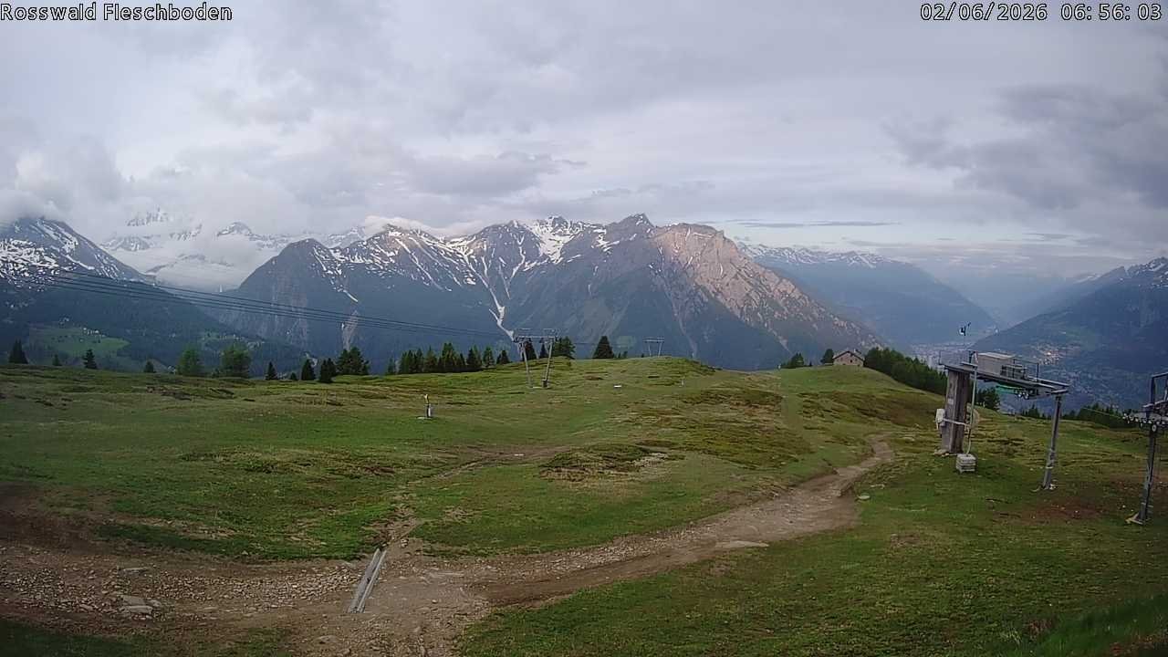 Archiv Foto Webcam Rosswald - Fleschboden