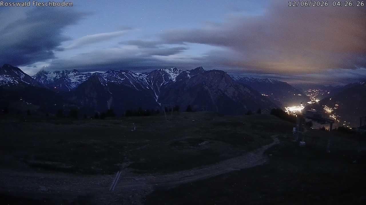 Archived image Webcam Rosswald - Fleschbodu