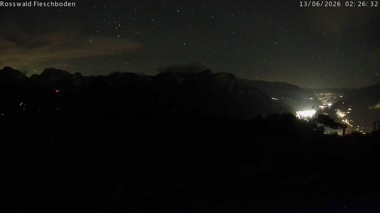 Archiv Foto Webcam Rosswald - Fleschboden