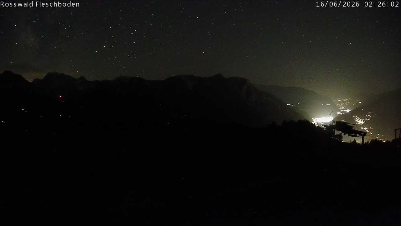 Archiv Foto Webcam Rosswald - Fleschboden