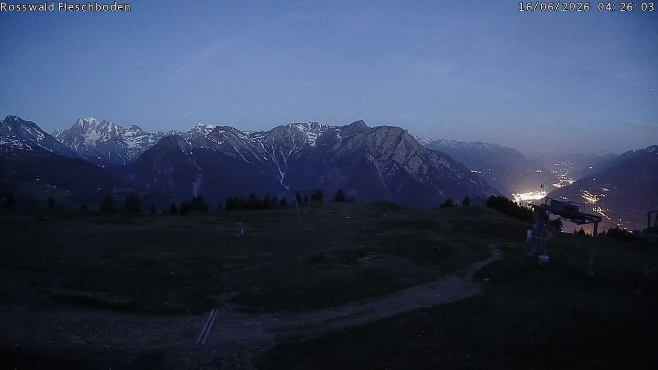 Archiv Foto Webcam Rosswald - Fleschboden