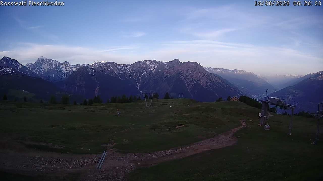 Archiv Foto Webcam Rosswald - Fleschboden