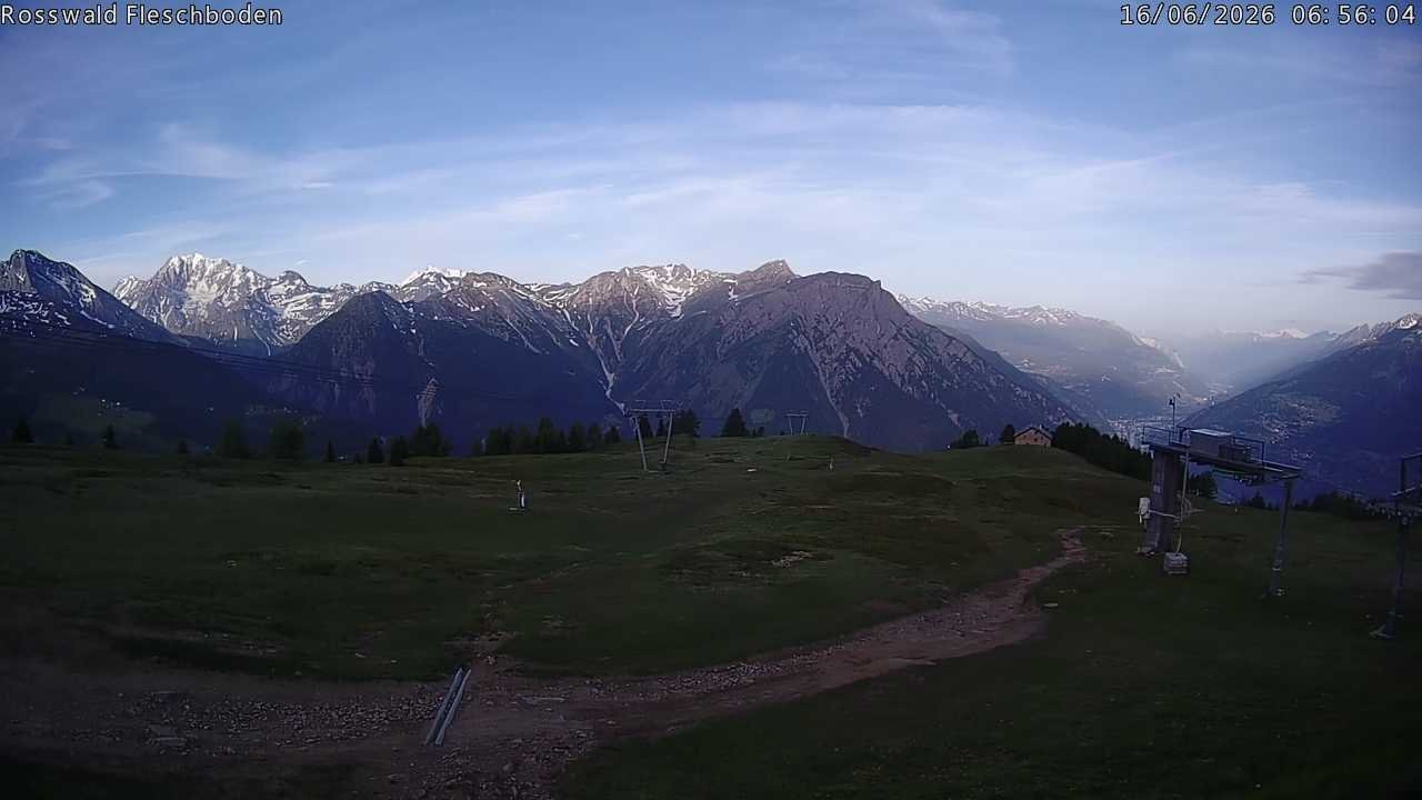 Archiv Foto Webcam Rosswald - Fleschboden