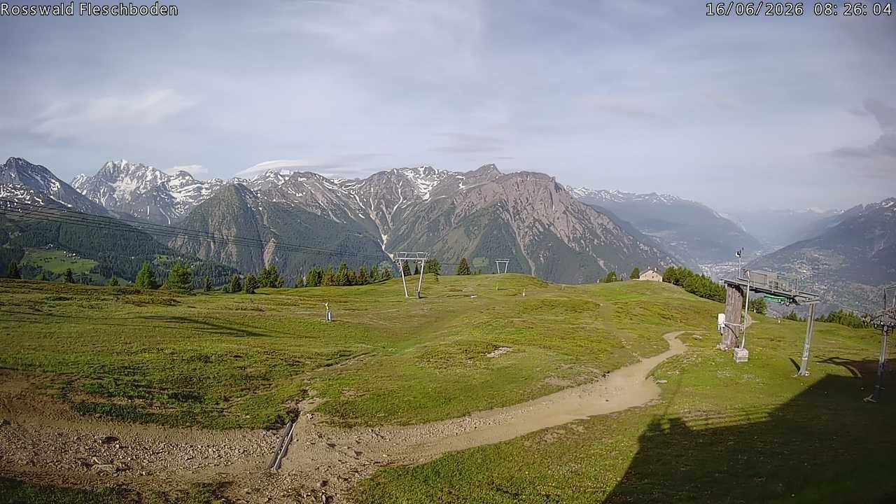 Archiv Foto Webcam Rosswald - Fleschboden