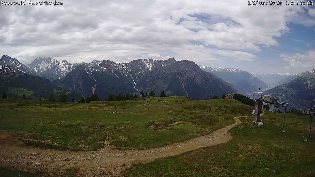Archiv Foto Webcam Rosswald - Fleschboden