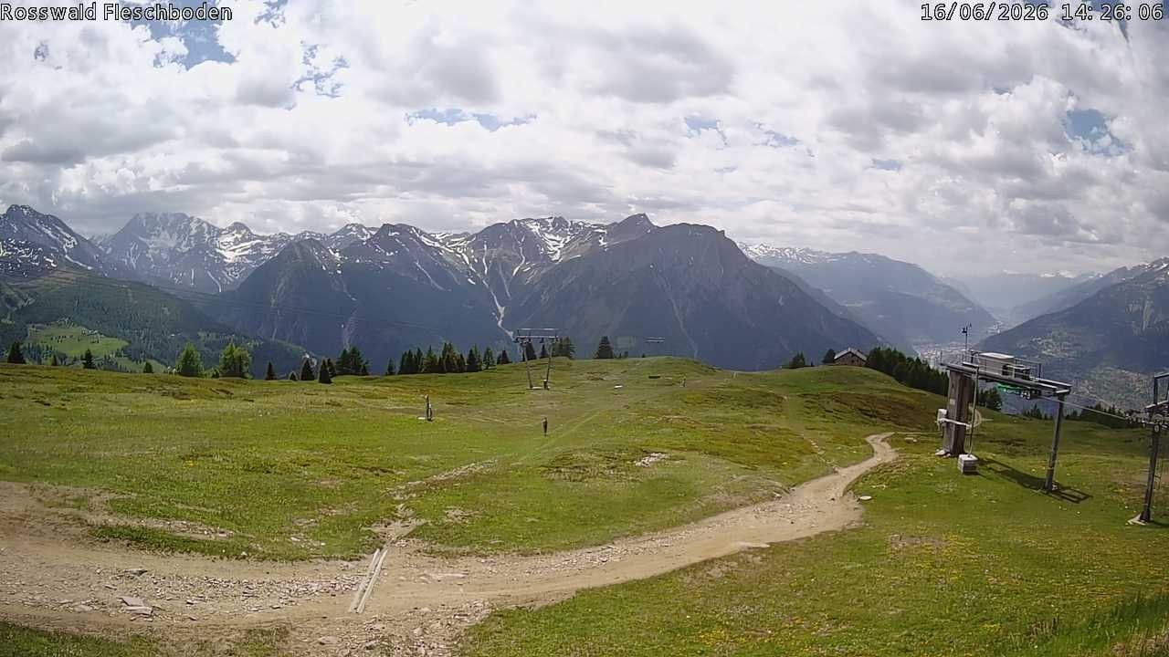 Archiv Foto Webcam Rosswald - Fleschboden