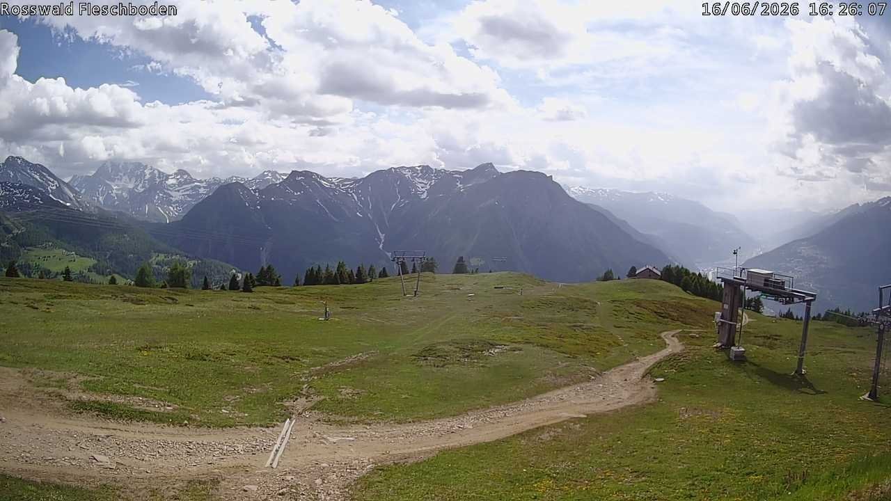 Archiv Foto Webcam Rosswald - Fleschboden