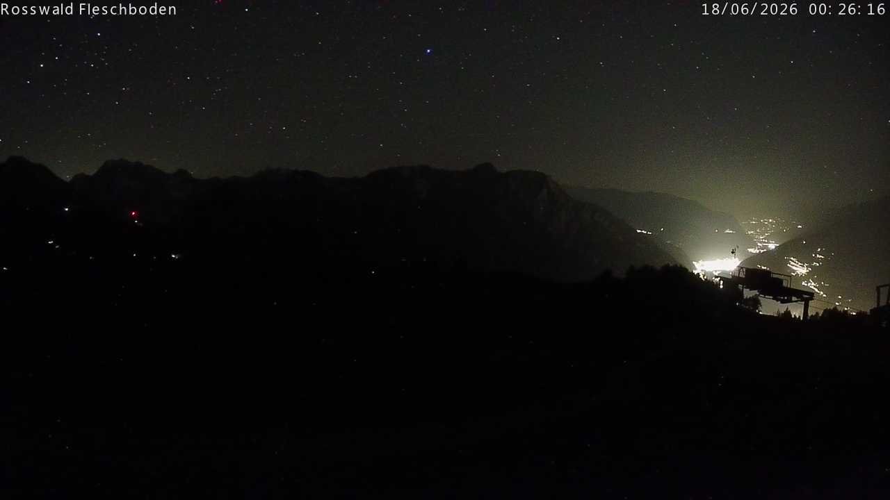 Archiv Foto Webcam Rosswald - Fleschboden