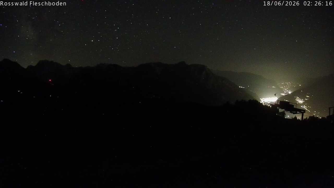 Archiv Foto Webcam Rosswald - Fleschboden