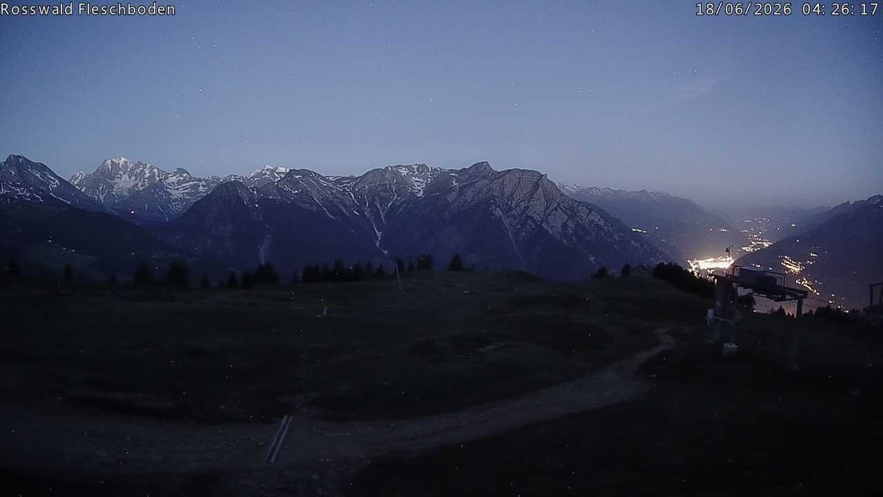 Archiv Foto Webcam Rosswald - Fleschboden
