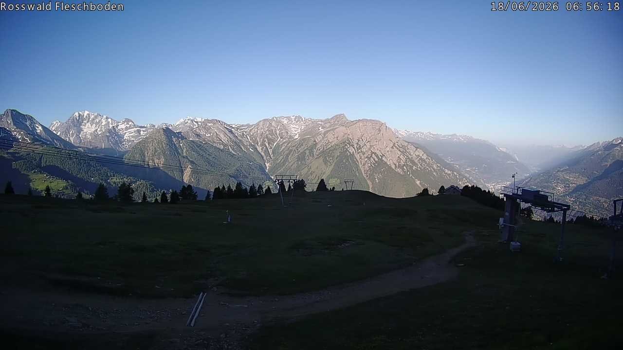 Archiv Foto Webcam Rosswald - Fleschboden