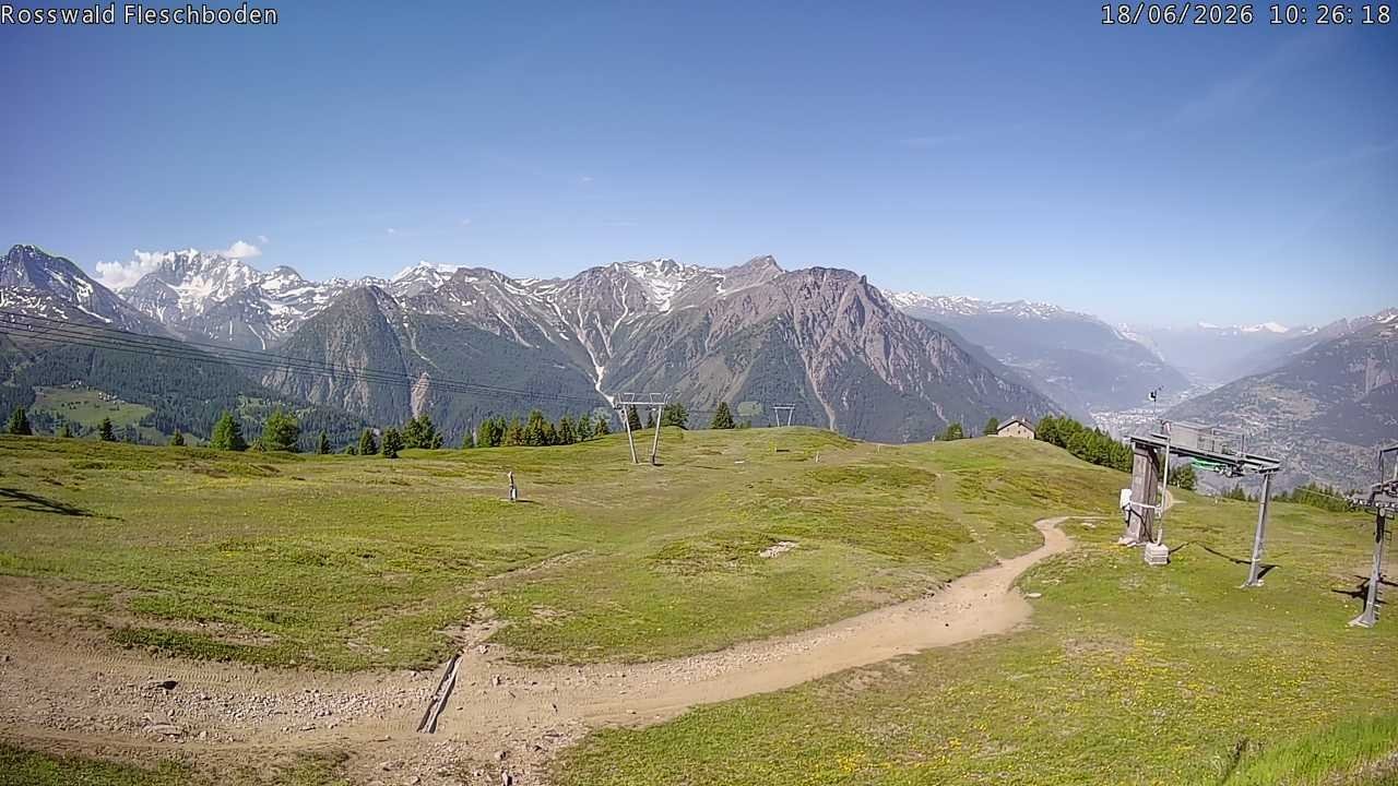 Archiv Foto Webcam Rosswald - Fleschboden