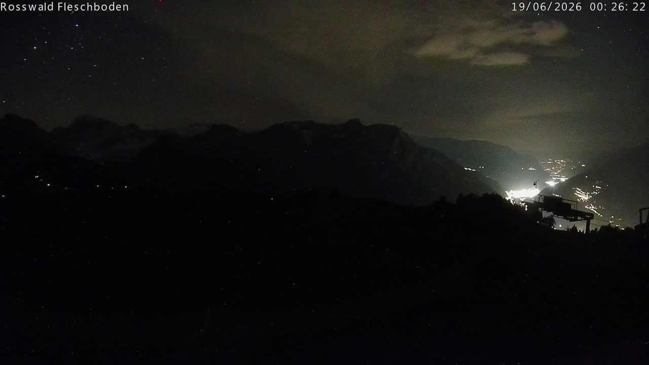 Archiv Foto Webcam Rosswald - Fleschboden
