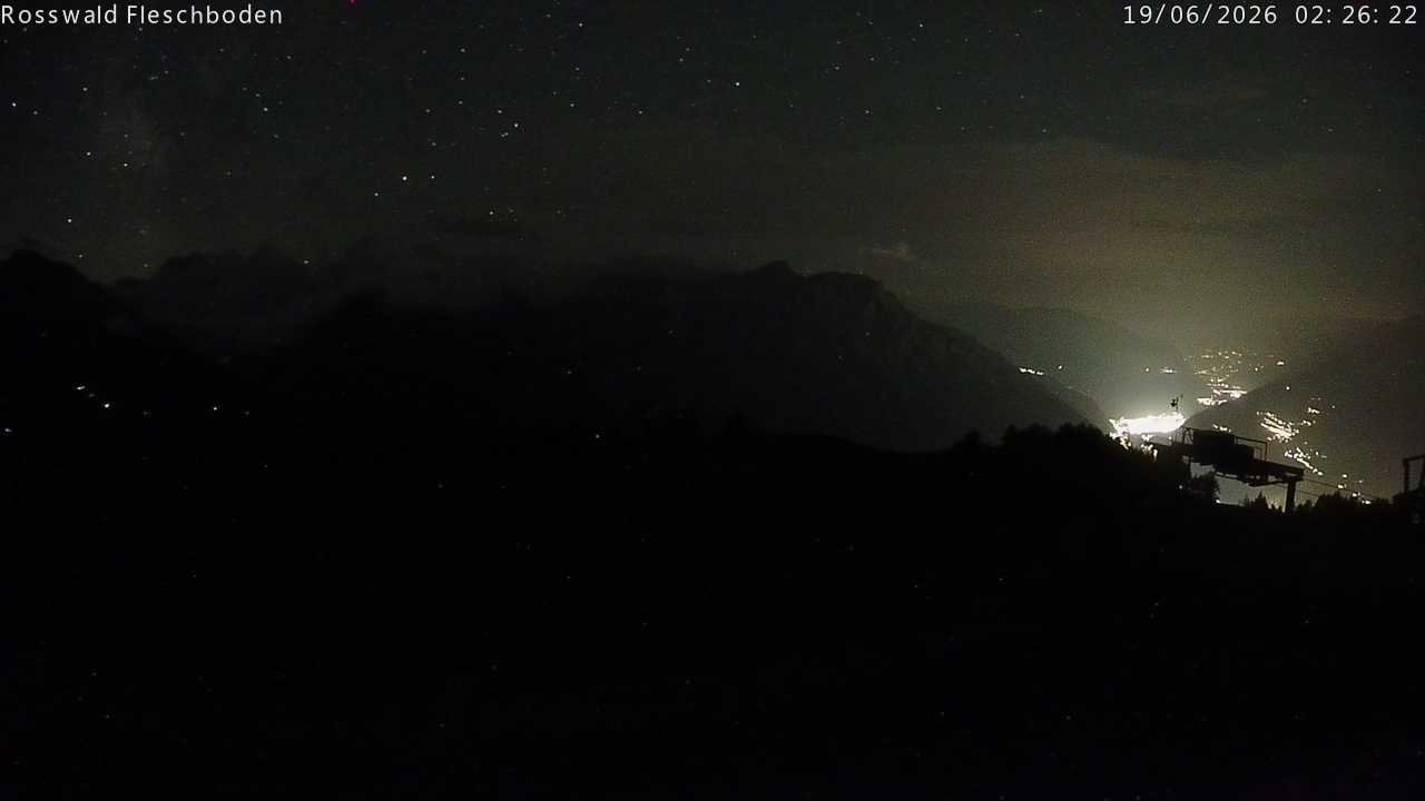 Archiv Foto Webcam Rosswald - Fleschboden