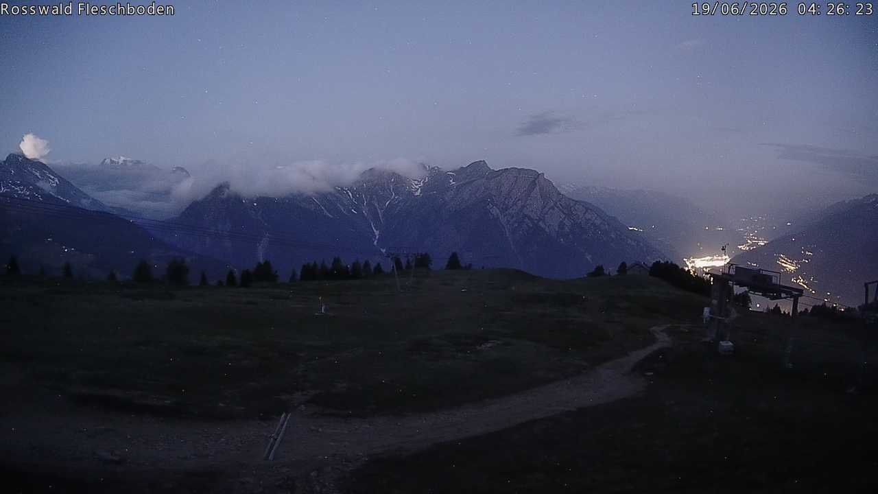 Archiv Foto Webcam Rosswald - Fleschboden