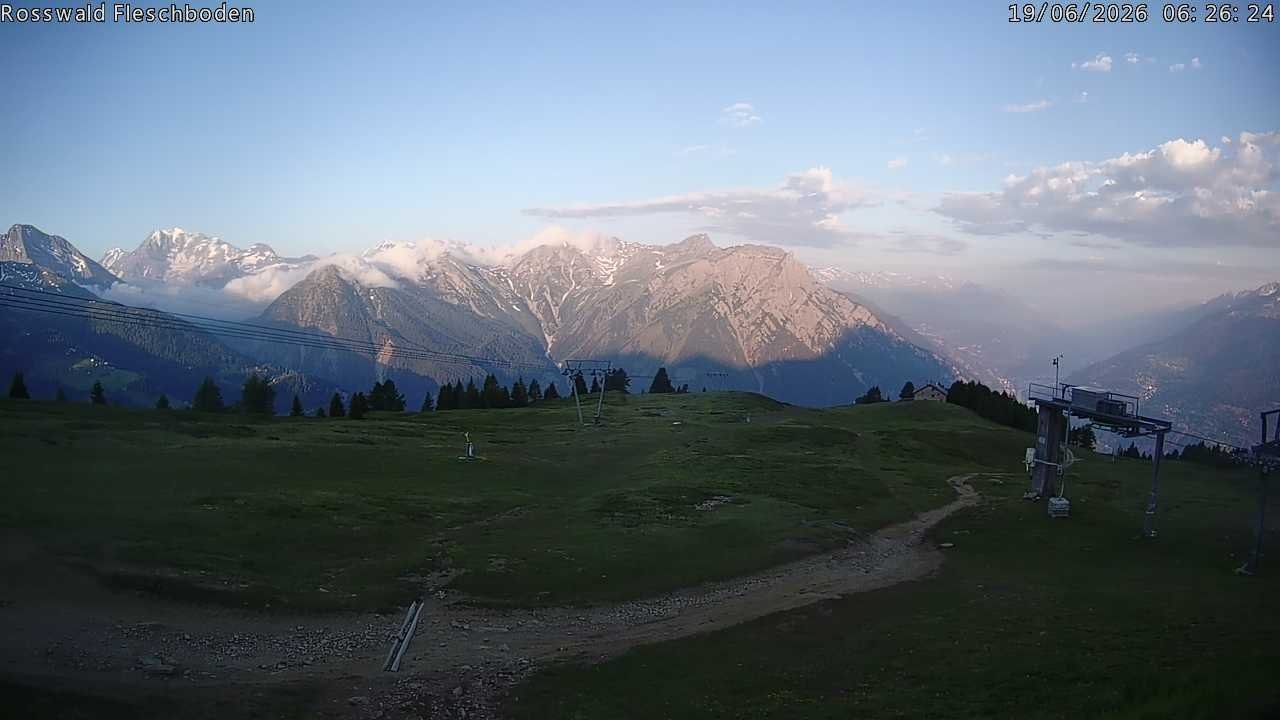 Archiv Foto Webcam Rosswald - Fleschboden
